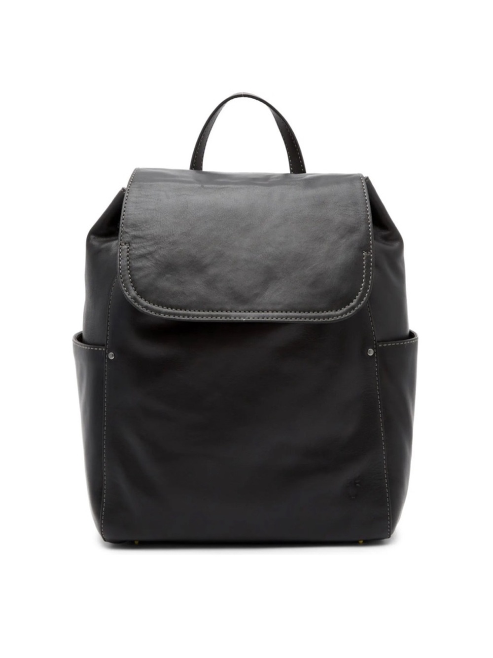 Frye Black Leather Olivia Backpack